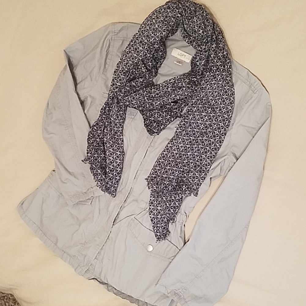 Loft lightweight cargo jacket